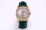 TW Factory Rolex's new American Alligator Leather Day-Date 118138 Gold steel case diameter 36mm Watch